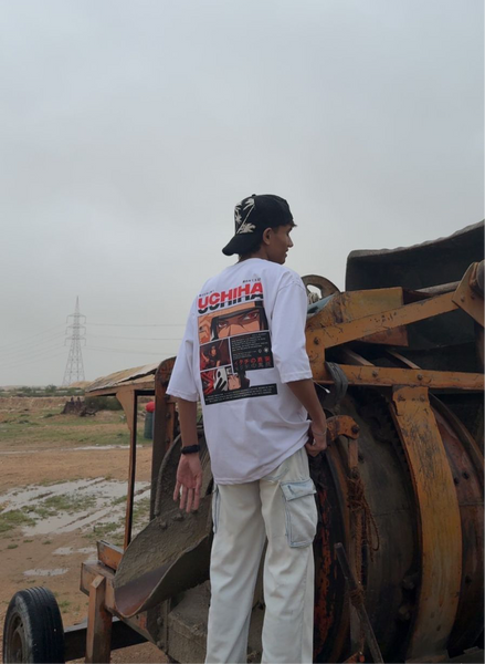 Uchiha Tee – White Edition (Uchiha Shadow)