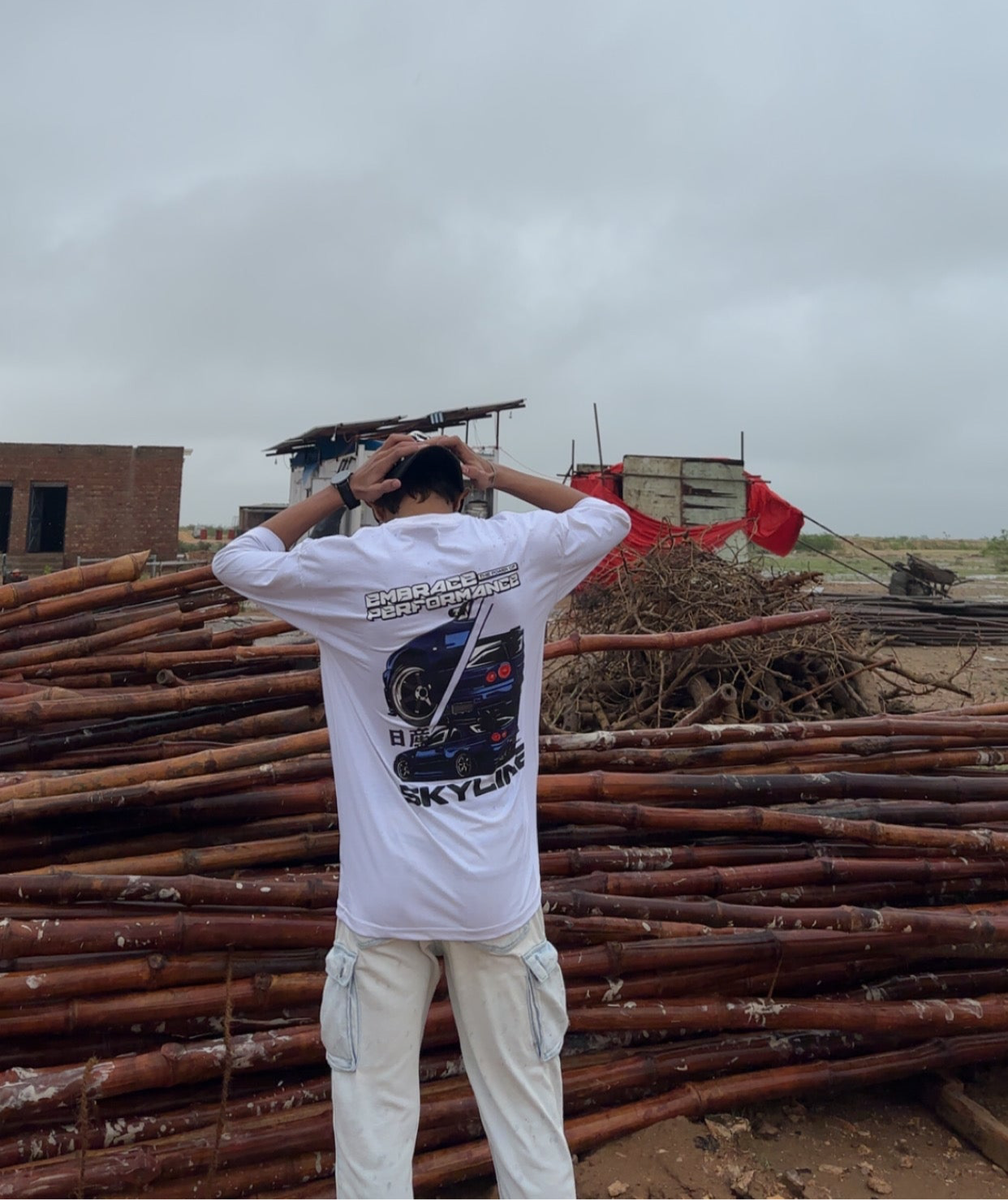 Skyline Tee – White Edition (Skyline Horizon)